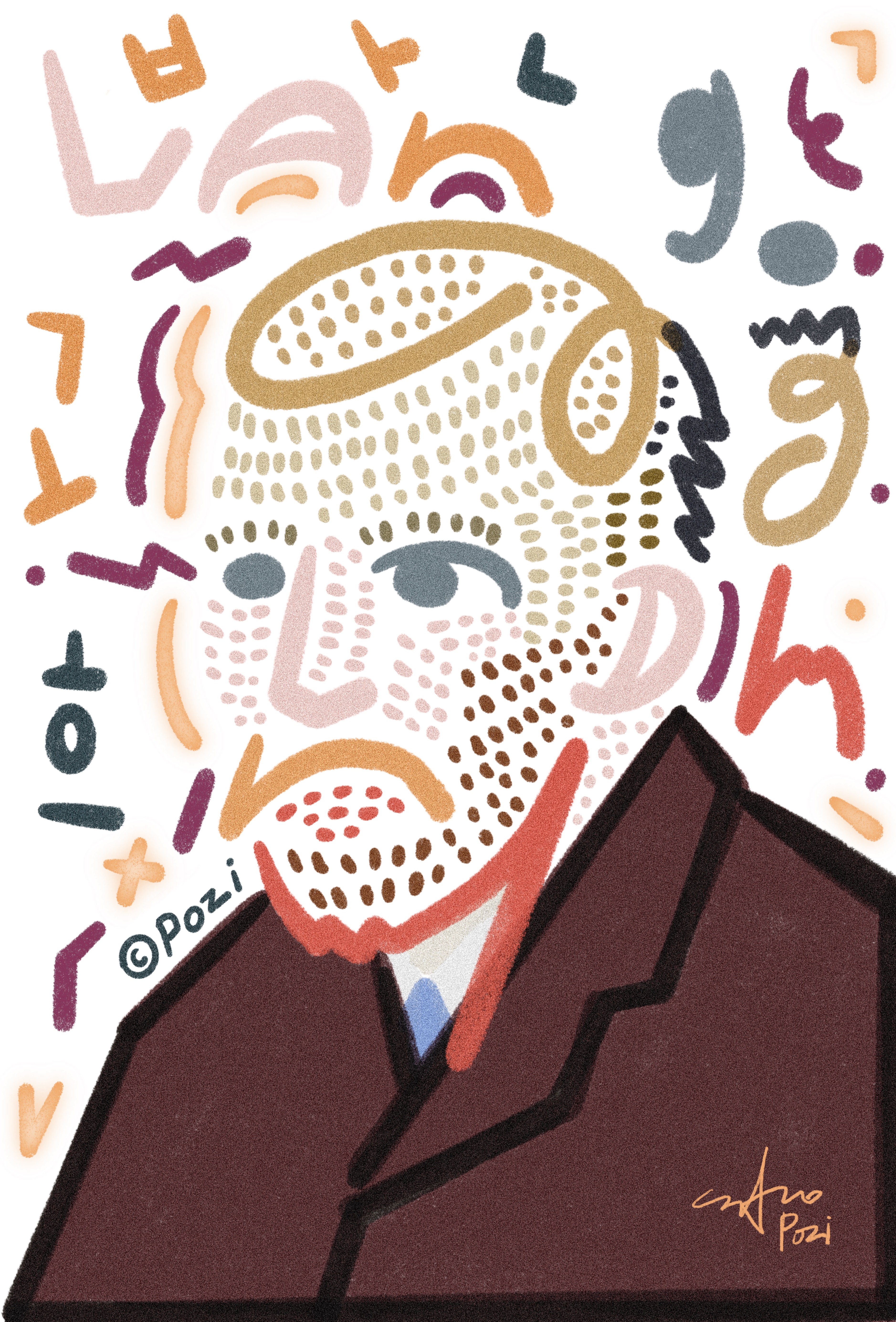 Van gogh_Name Caricature.jpg